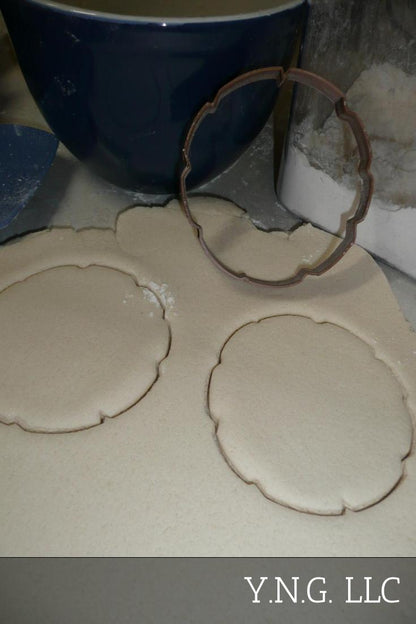 Outline Tree Wood Bark Slice Stump Layer Cookie Cutter Made In USA PR2564