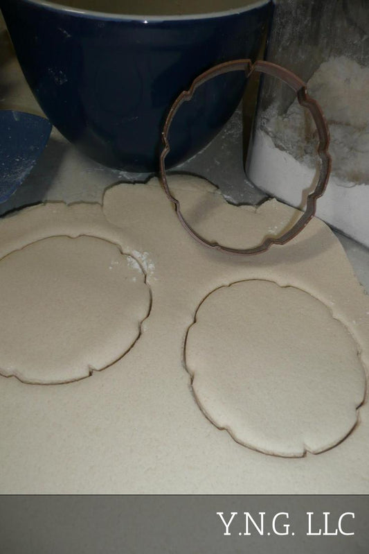 Outline Tree Wood Bark Slice Stump Layer Cookie Cutter Made In USA PR2564