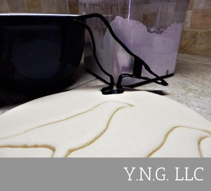 Raven Outline Black Bird Crow Halloween Cookie Cutter Made In USA PR2280