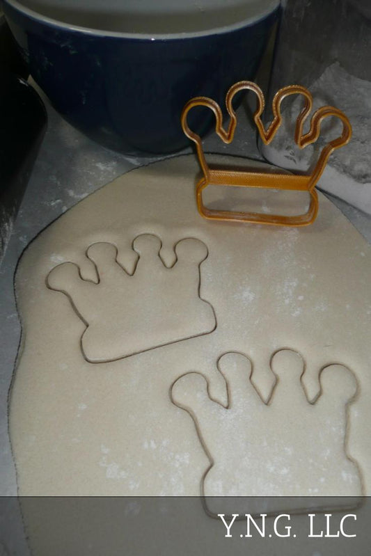 Crown Outline Head Piece Royal Noble Cookie Cutter Made In USA PR2111