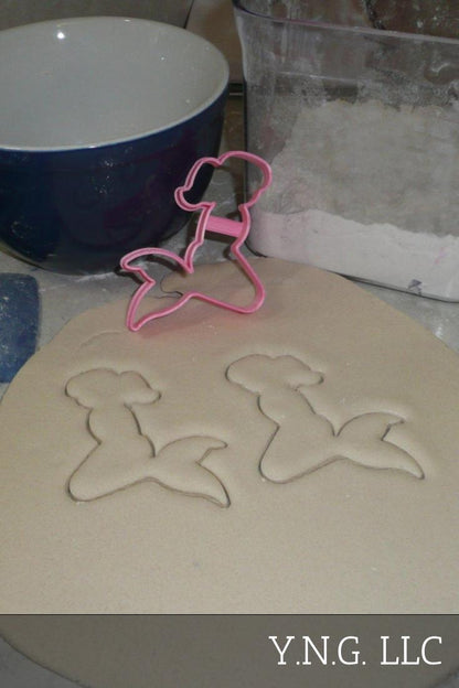 Mermaid Woman Pony Tail Aquatic Ocean Creature Cookie Cutter Made In USA PR2441