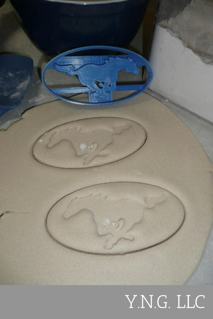 Mustang Horse Sports Car Vehicle Logo Cookie Cutter Made In USA PR2670