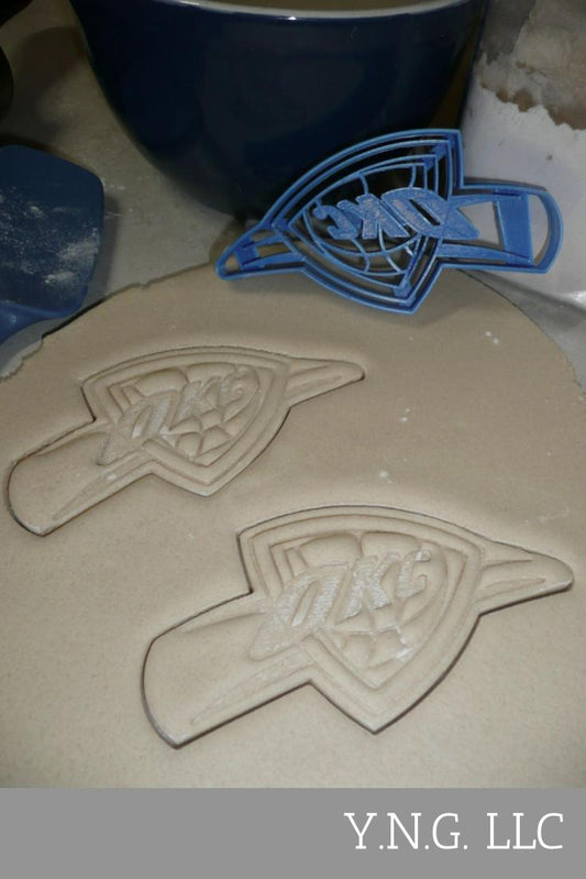 Oklahoma City Thunder Basketball Team Cookie Cutter Made In USA PR2746