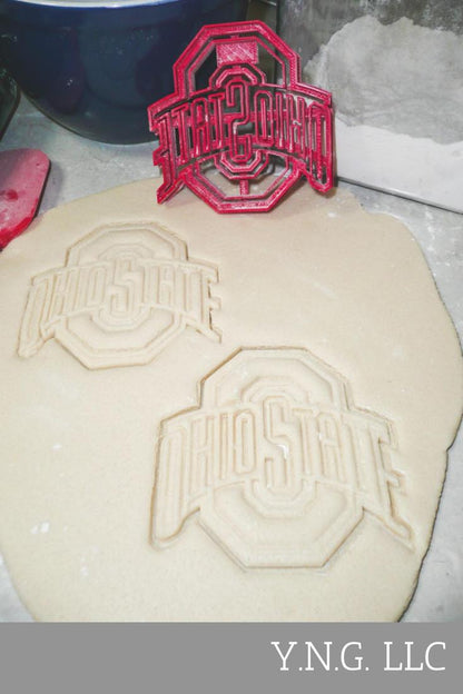 Ohio State Buckeyes Football Logo Cookie Cutter Made In USA PR925
