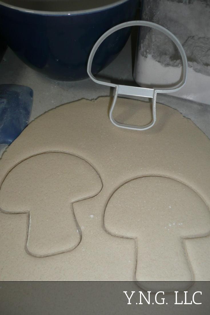 Mushroom Outline Toadstool Fungus Cookie Cutter Made In USA PR2142