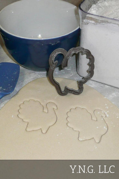 Turkey Wild Fowl Bird Thanksgiving Holiday Cookie Cutter Made In USA PR2094