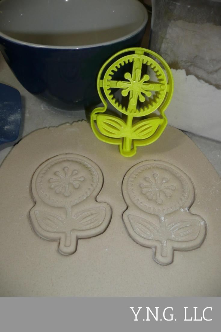 Dandelion Yellow Flower Perennial Weed Cookie Cutter Made In USA PR2653