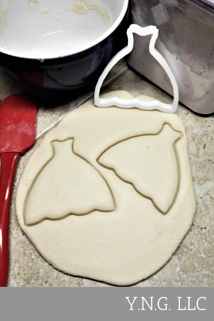 Wedding Dress Outline Bridal Bride Prom Cookie Cutter Made In USA PR2312