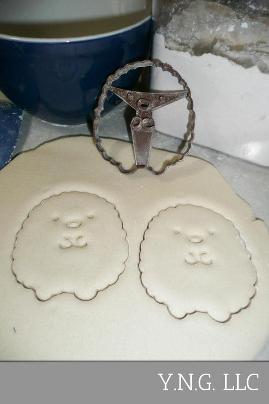 Hedgehog Round Ball Puffy Cute Animal Cookie Cutter Made In USA PR2472