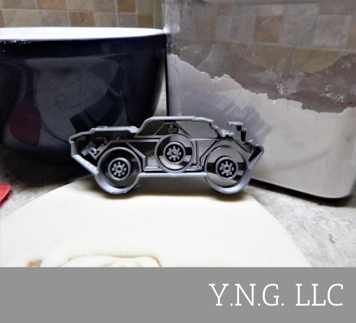 Armored Car Tank Military Humvee Cookie Cutter 3D Printed USA PR2323