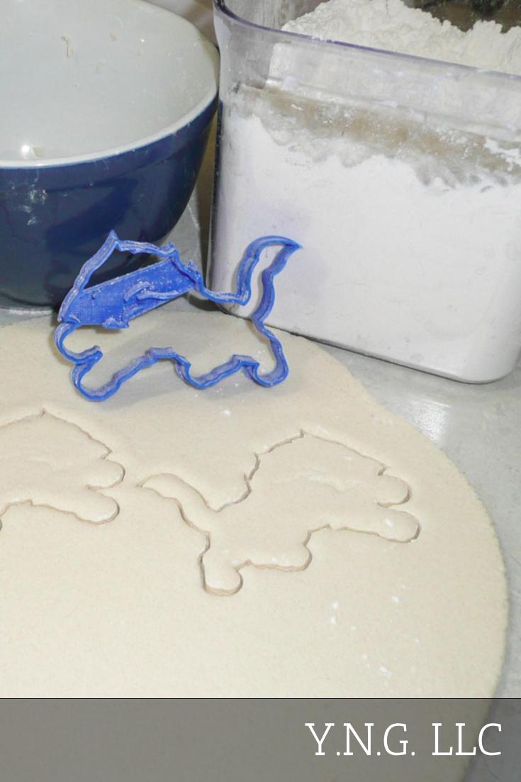 Detroit Lions NFL Football Logo Cookie Cutter Made In USA PR978