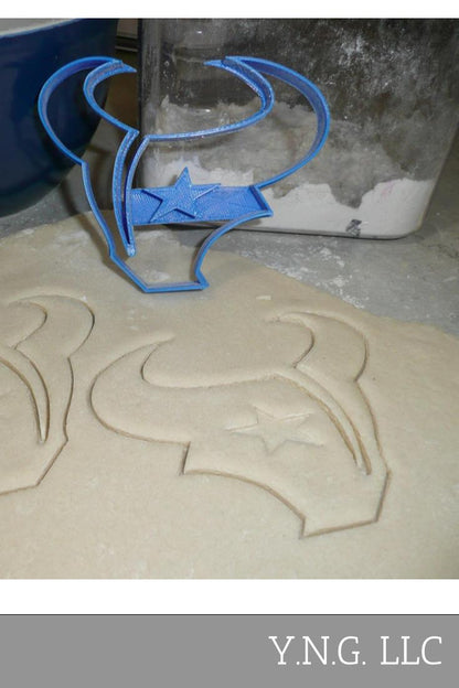 Houston Texans NFL Football Sports Cookie Cutter Made In USA PR479