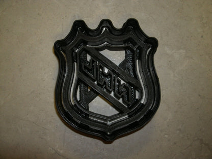 6x NHL Hockey Fondant Cutter Cupcake Topper 1.75 IN USA FD734
