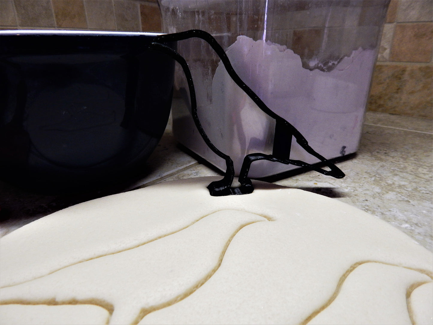 Raven Outline Black Bird Crow Halloween Cookie Cutter Made In USA PR2280