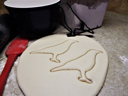Raven Outline Black Bird Crow Halloween Cookie Cutter Made In USA PR2280