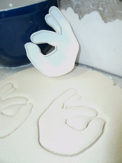 OK Okay Hand Meme Game Gesture Cookie Cutter Made In USA PR654