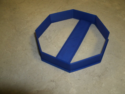 6x Octagon 8 Sided Shape Fondant Cutter Cupcake Topper 1.75 IN USA FD799