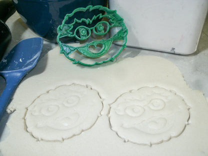 Oscar The Grouch Face Sesame Street Muppet Show Cookie Cutter Made In USA PR2247