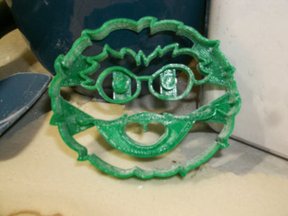 Oscar The Grouch Face Sesame Street Muppet Show Cookie Cutter Made In USA PR2247