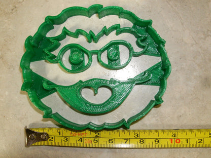 Oscar The Grouch Face Sesame Street Muppet Show Cookie Cutter Made In USA PR2247