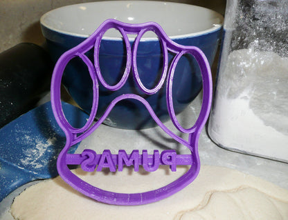 Saint Josephs College SJC Puma Paw Cookie Cutter Made in USA PR313