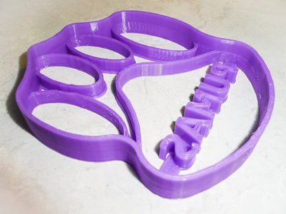 6x SJC St Joe Puma Paw Fondant Cutter Cupcake Topper 1.75 IN USA FD313