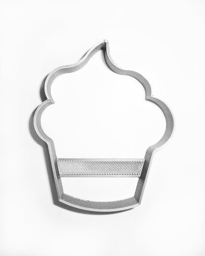 Cupcake Small Individual Cake Outline Cookie Cutter Made In USA PR924