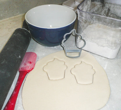 Cupcake Small Individual Cake Outline Cookie Cutter Made In USA PR924