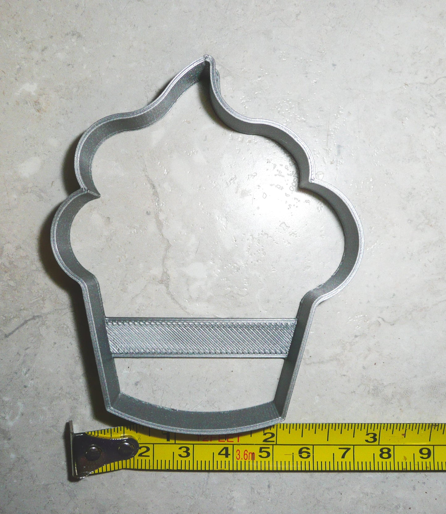 Cupcake Small Individual Cake Outline Cookie Cutter Made In USA PR924