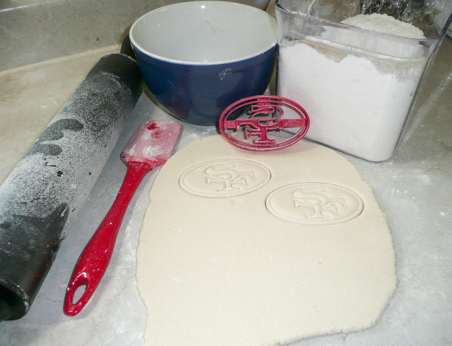 San Francisco 49ers NFL Football Logo Cookie Cutter Made In USA PR968