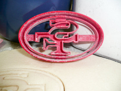 San Francisco 49ers NFL Football Logo Cookie Cutter Made In USA PR968