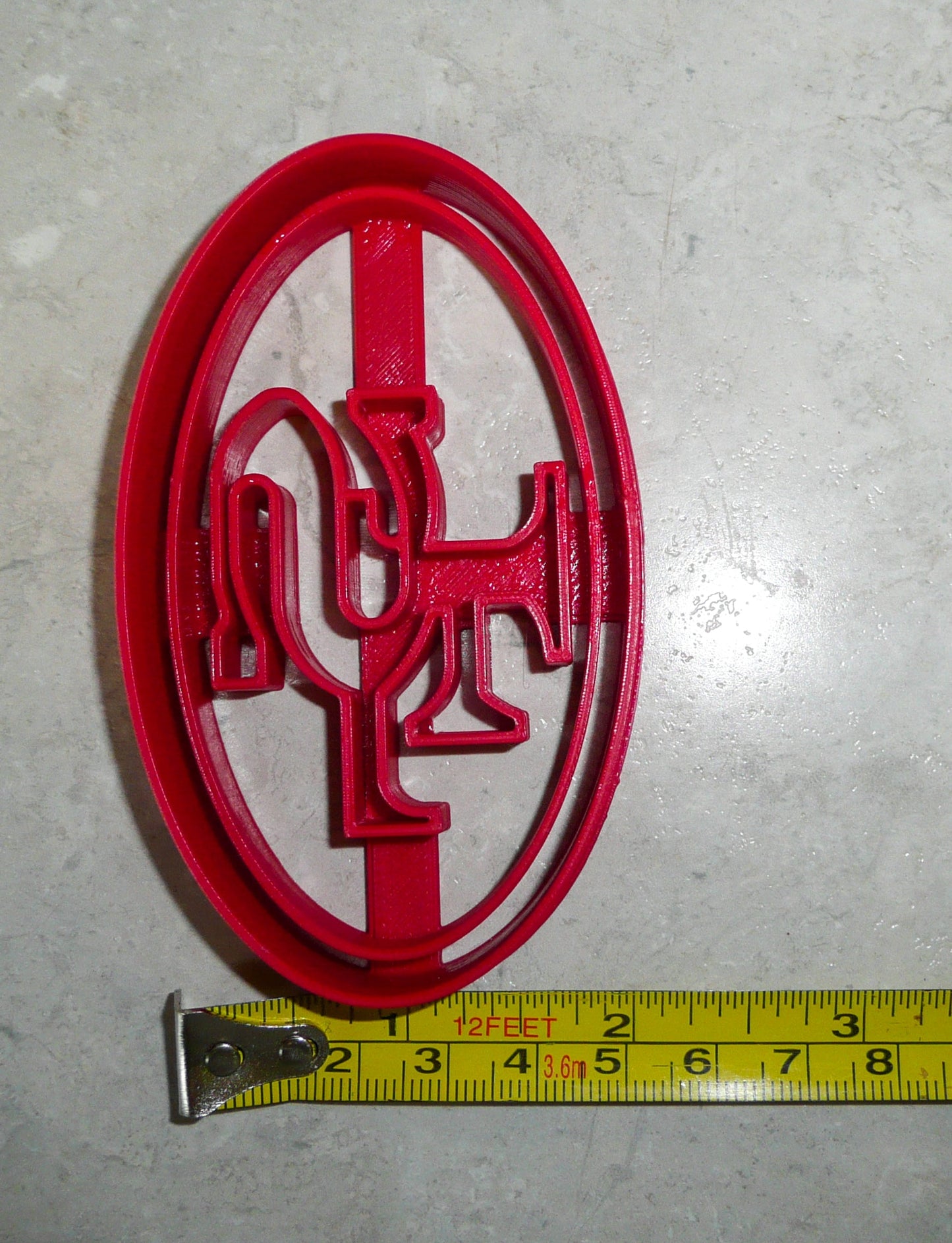 San Francisco 49ers NFL Football Logo Cookie Cutter Made In USA PR968
