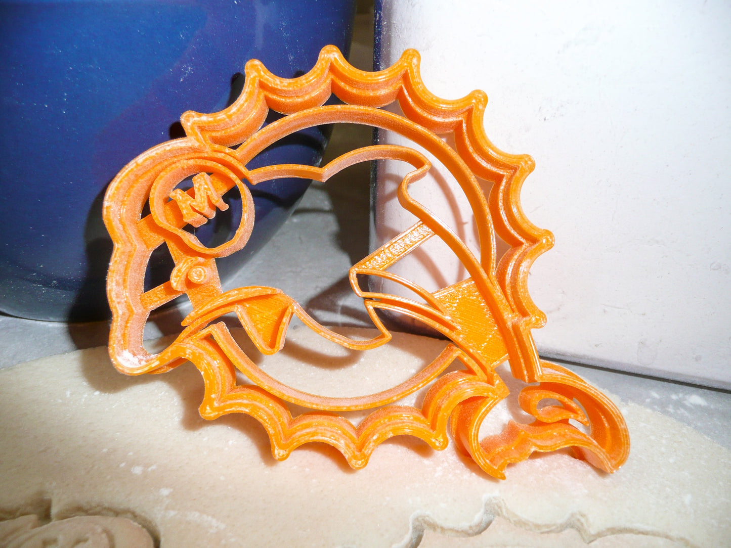 Miami Dolphins NFL Football Logo Cookie Cutter Made In USA PR972