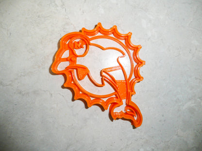 Miami Dolphins NFL Football Logo Cookie Cutter Made In USA PR972