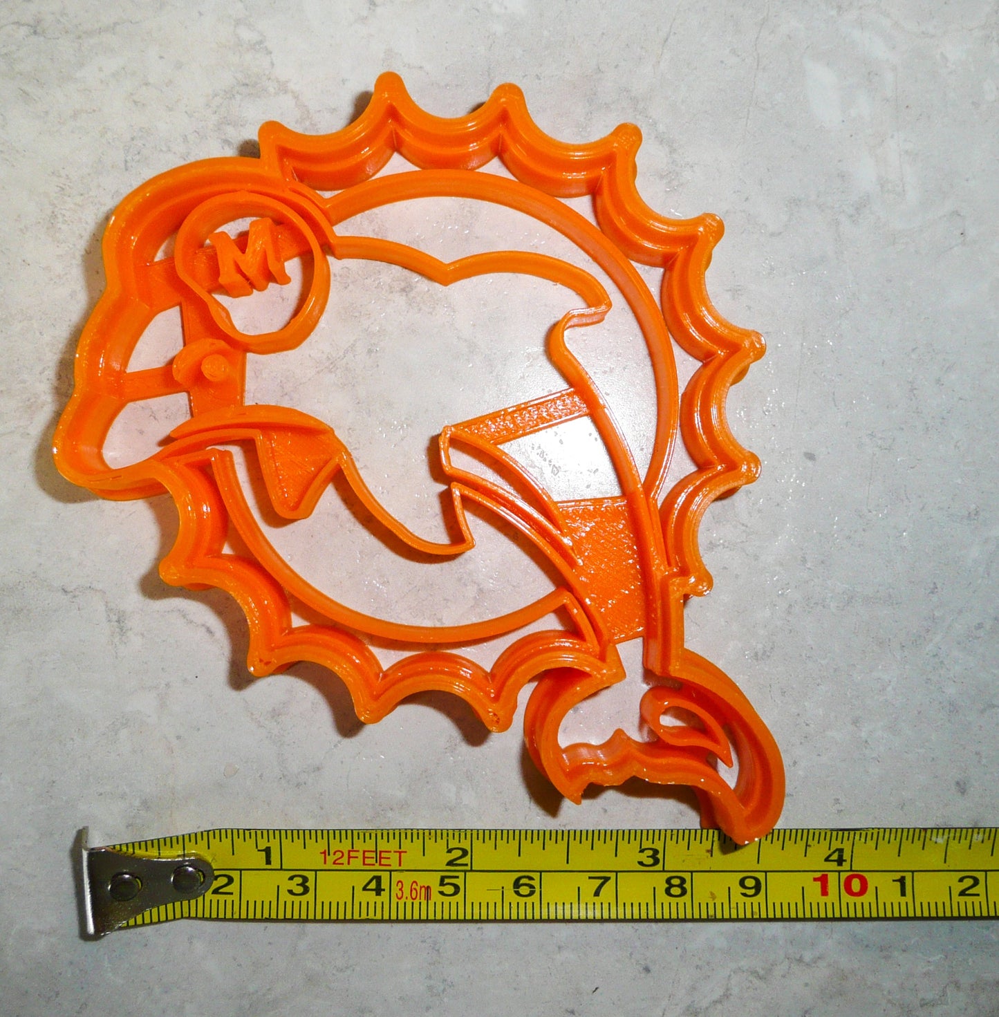 Miami Dolphins NFL Football Logo Cookie Cutter Made In USA PR972