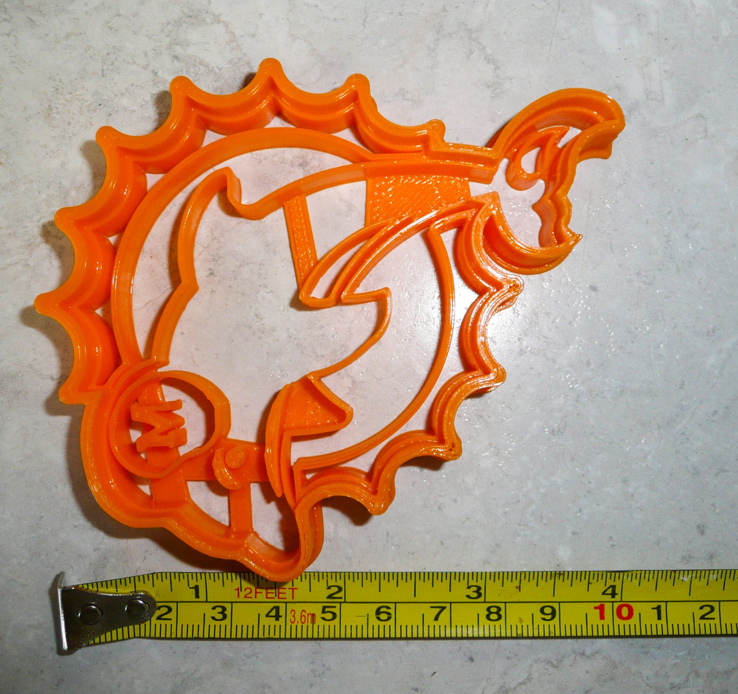 Miami Dolphins NFL Football Logo Cookie Cutter Made In USA PR972