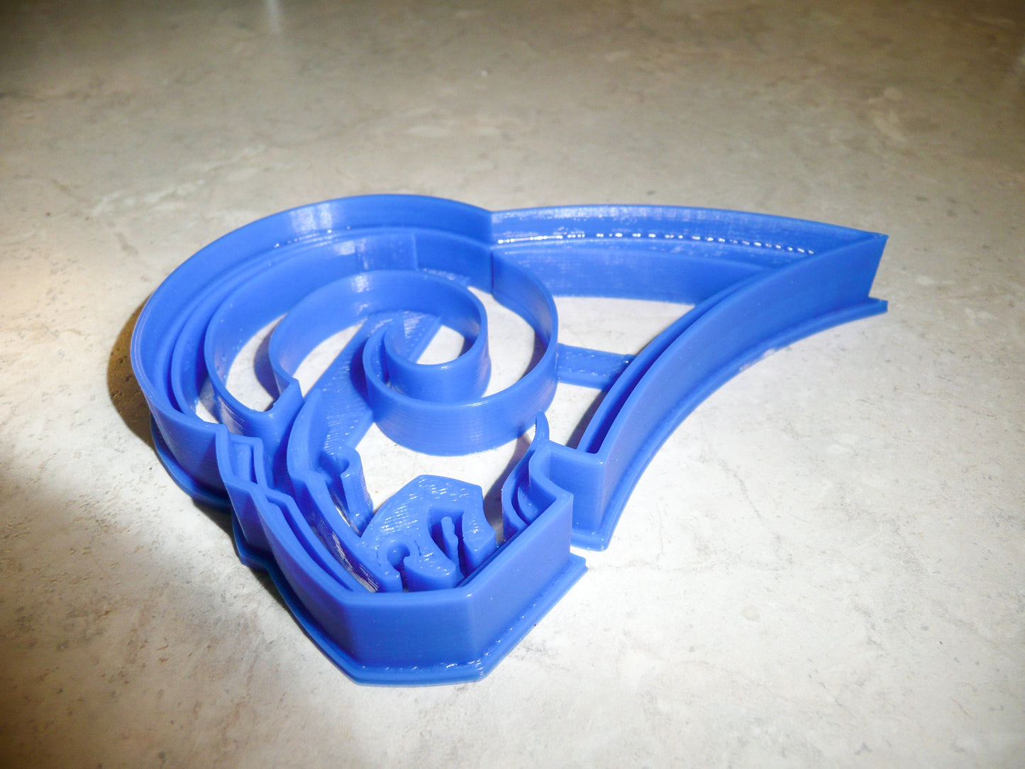 6x Los Angeles Rams Fondant Cutter Cupcake Topper 1.75 IN USA FD977