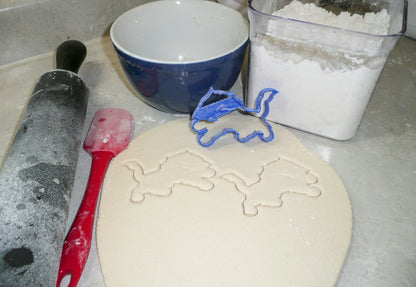 Detroit Lions NFL Football Logo Cookie Cutter Made In USA PR978