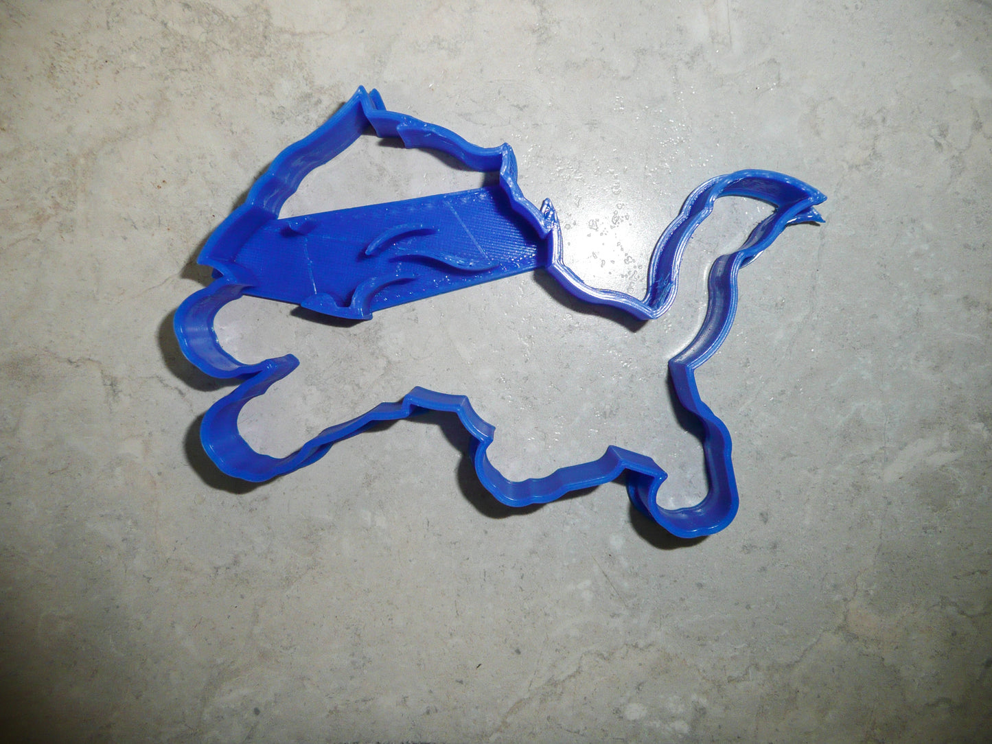 6x Detroit Lions Fondant Cutter Cupcake Topper 1.75 IN USA FD978