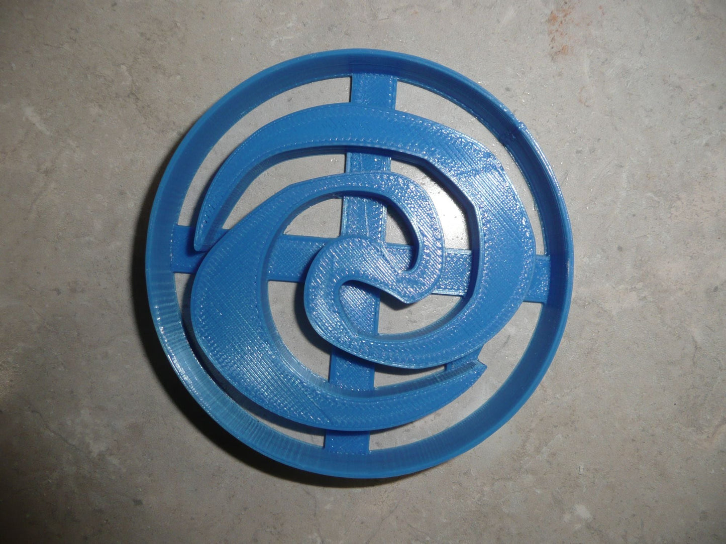 Spiral Swirl Symbol from Moana Kids Movie Cookie Cutter Made In USA PR2658