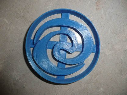 Spiral Swirl Symbol from Moana Kids Movie Cookie Cutter Made In USA PR2658