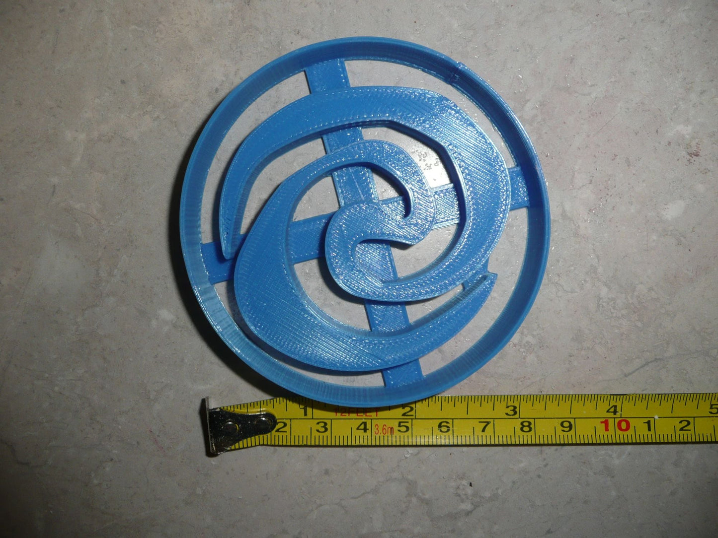 Spiral Swirl Symbol from Moana Kids Movie Cookie Cutter Made In USA PR2658