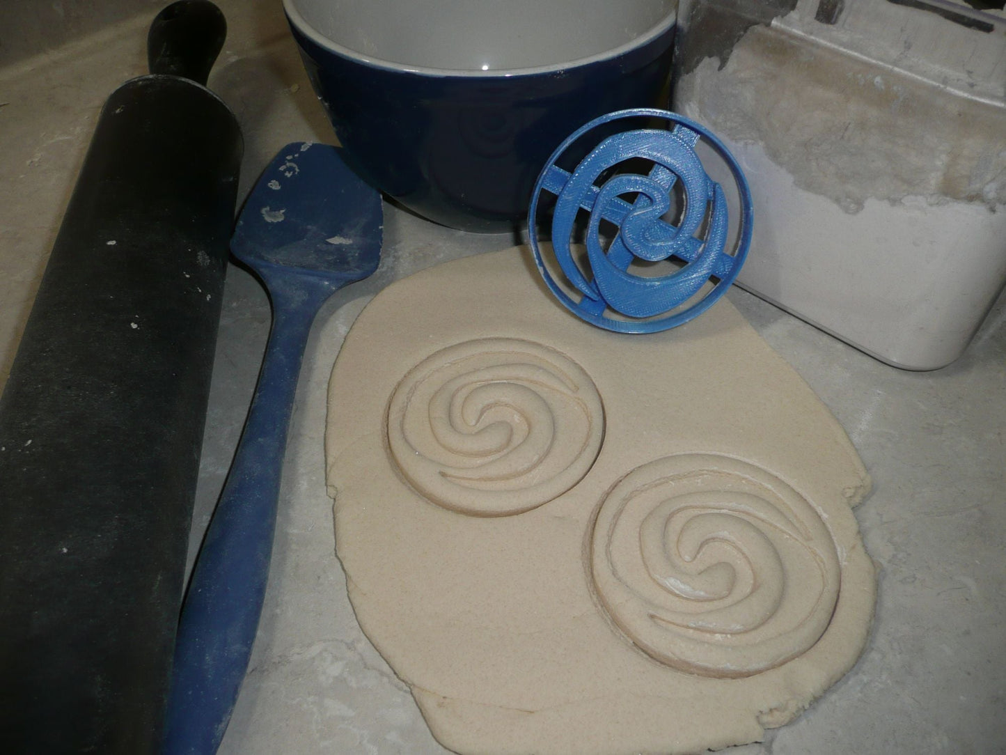 Spiral Swirl Symbol from Moana Kids Movie Cookie Cutter Made In USA PR2658