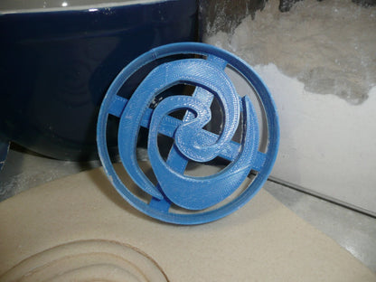 Spiral Swirl Symbol from Moana Kids Movie Cookie Cutter Made In USA PR2658