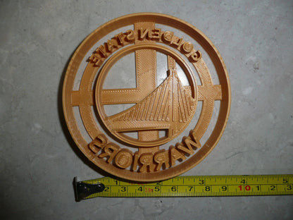 Golden State Warriors Basketball Team Cookie Cutter Made In USA PR2676