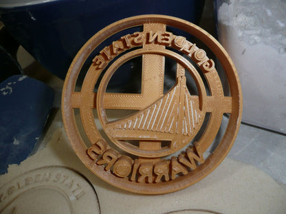 Golden State Warriors Basketball Team Cookie Cutter Made In USA PR2676