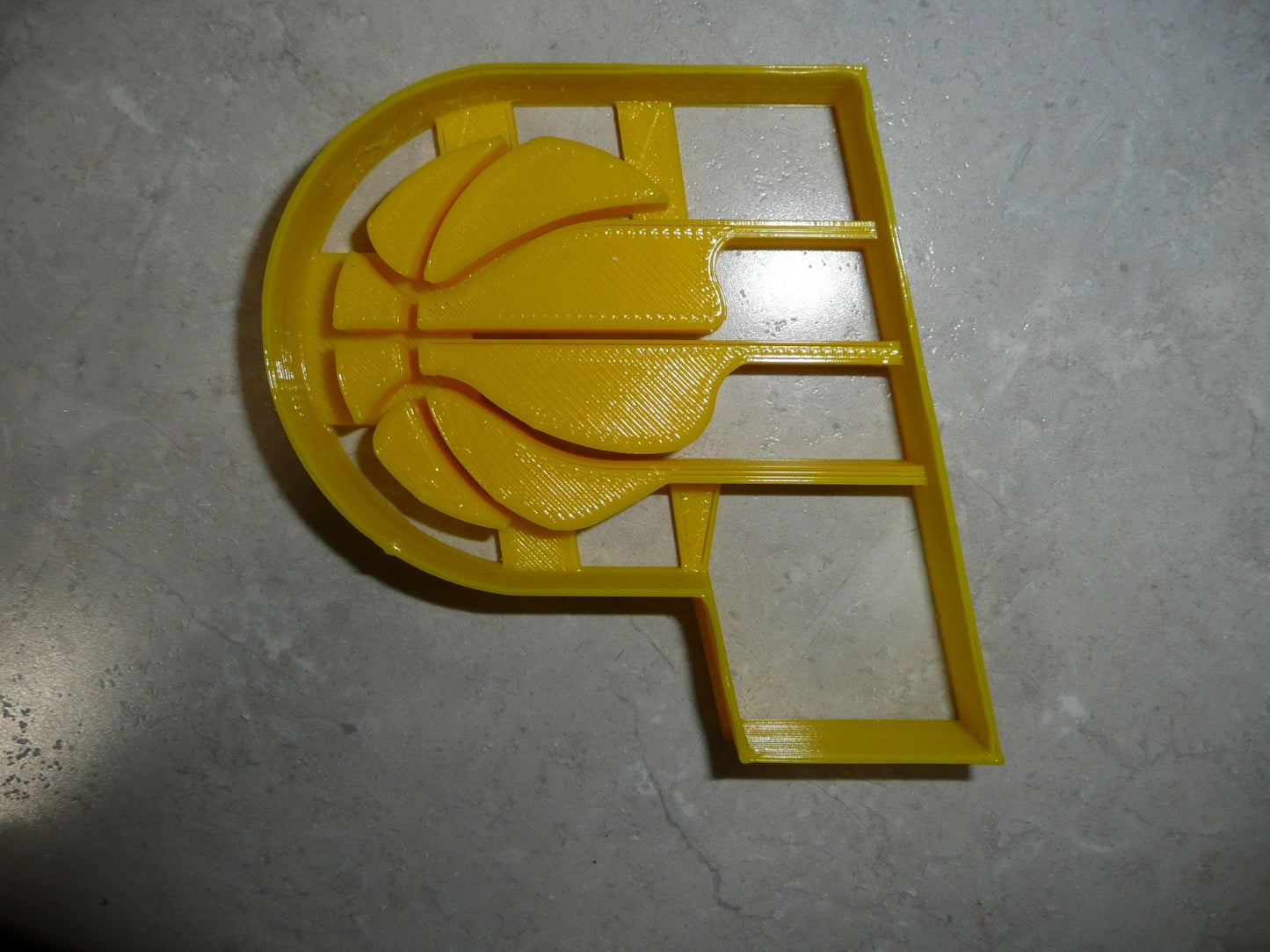 6x Indiana Pacers Fondant Cutter Cupcake Topper 1.75 IN USA FD2720