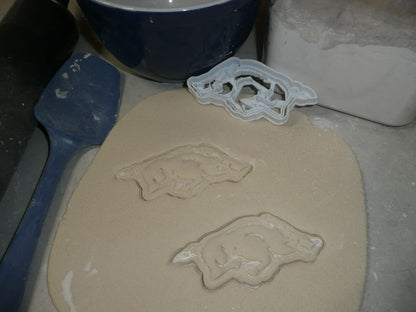 Razorbacks University Of Arkansas Cookie Cutter Made In USA PR2683