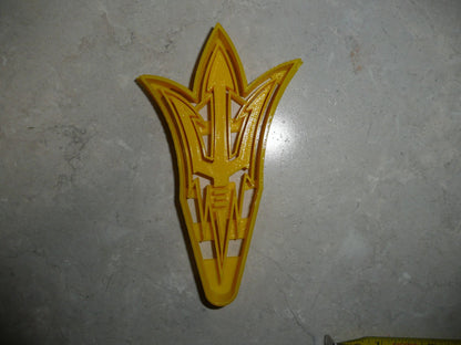 6x Arizona State Univ Trident Fondant Cutter Cupcake Topper 1.75 IN USA FD2737