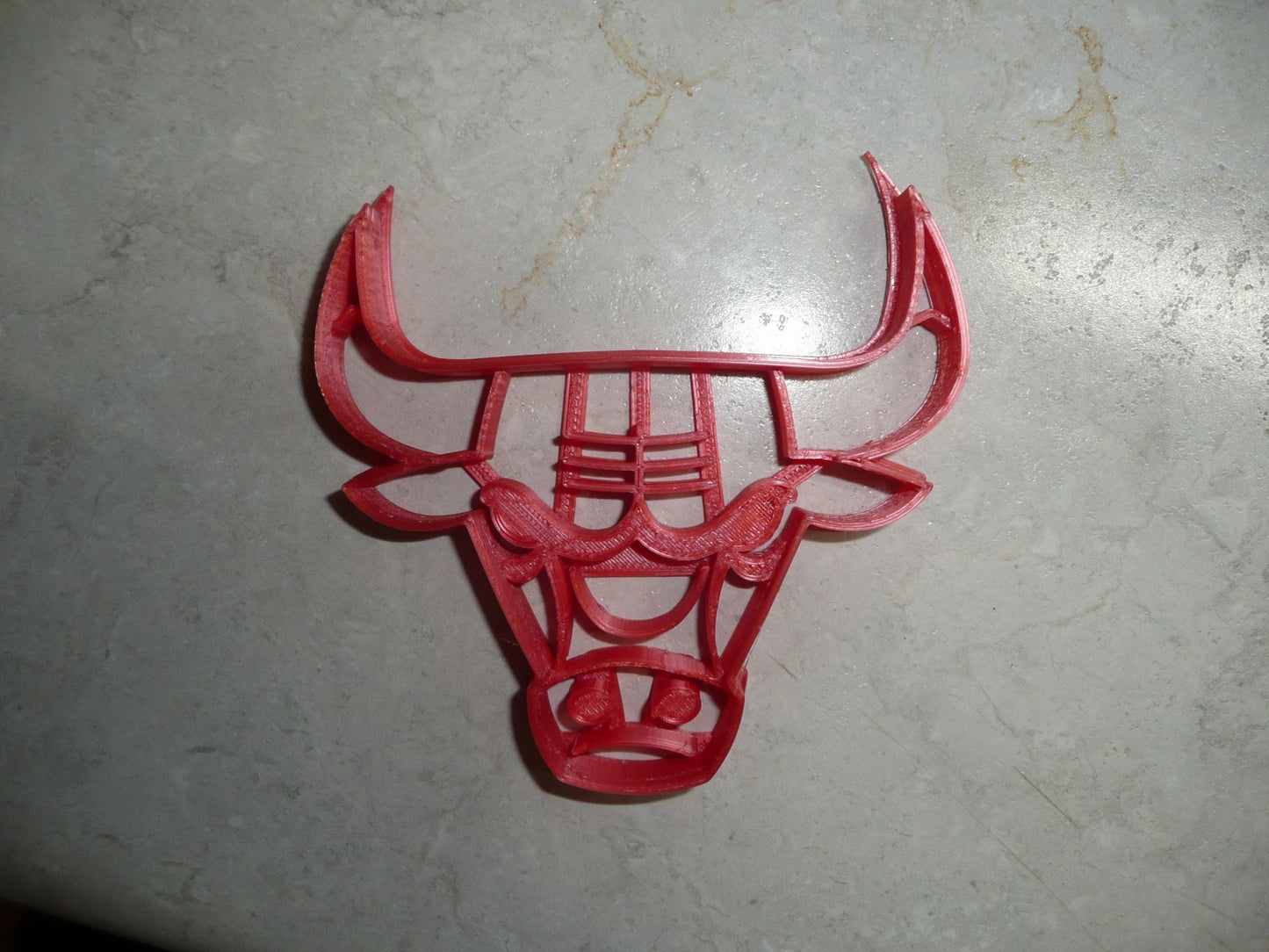 6x Chicago Bulls Fondant Cutter Cupcake Topper 1.75 IN USA FD2712